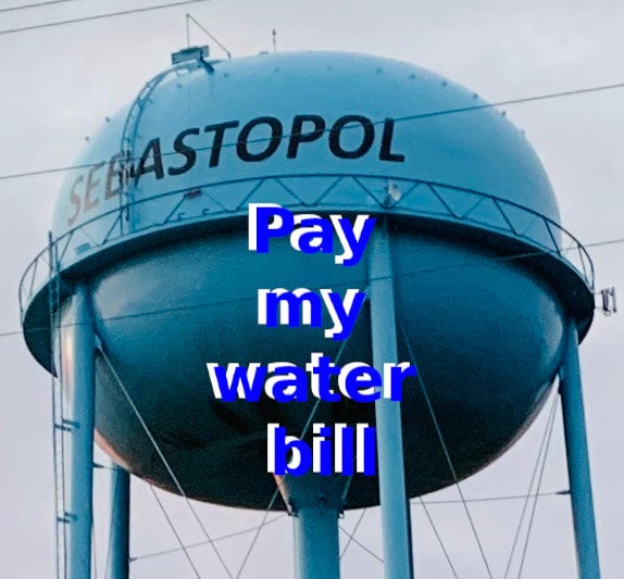 Monthly Water Payment Sebastopol Water Association Payment Portal